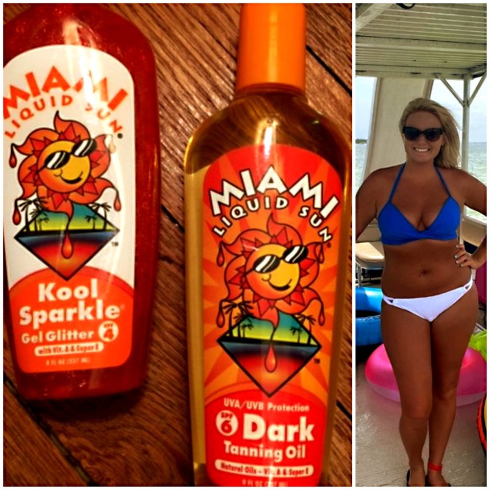 Miami Liquid Sun Tanning Oil - Set of 2